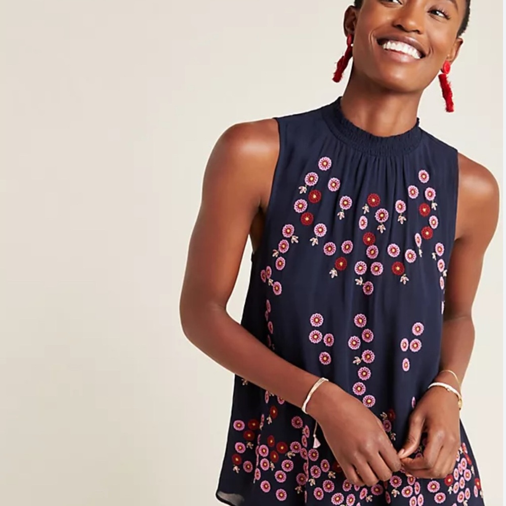 FARM Rio x Anthropologie Venezia Blouse NWT